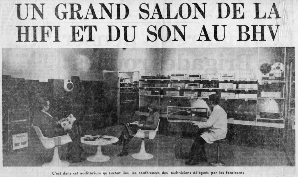 17 - 1977 - UN GRAND SALON DE LA HI-FI ET DU SON AU BHV